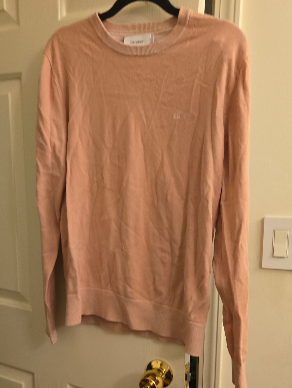 Calvin Klein Blush Pink Crewneck Pullover